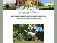 Tablet Screenshot of lagrangeduprieure.com